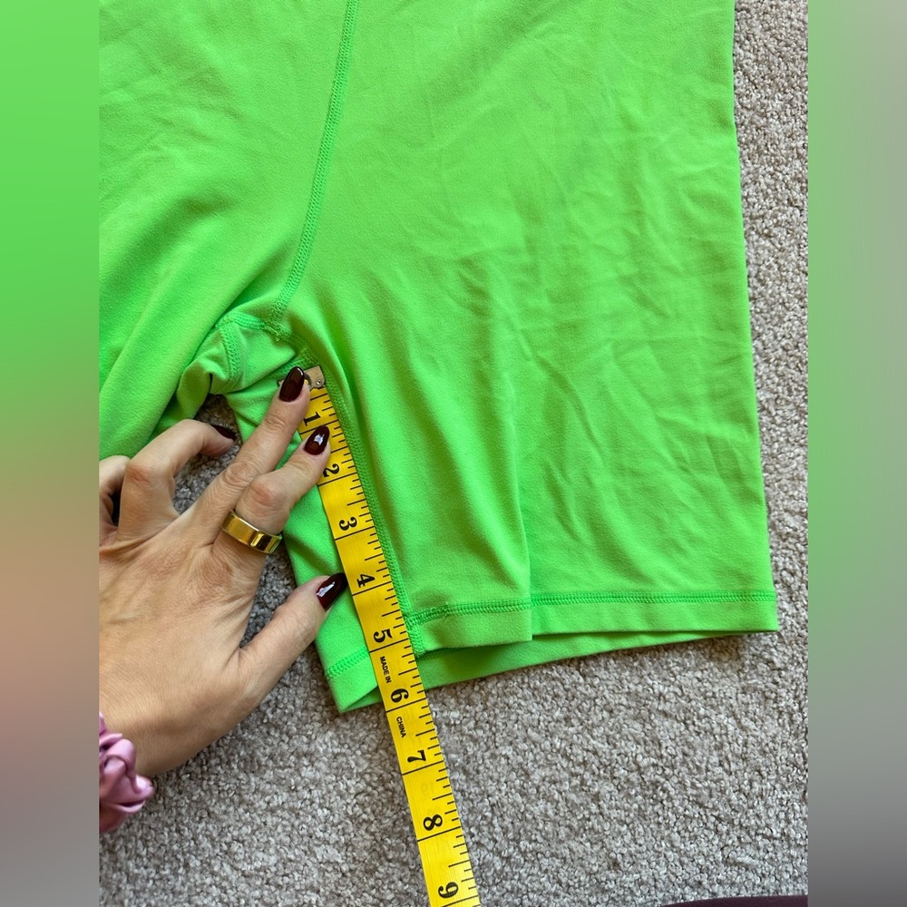 XXL GLOWMODE 6" FeatherFit™ like green neon Tummy Control Jumpsuit by Shein - Picture 3 of 16